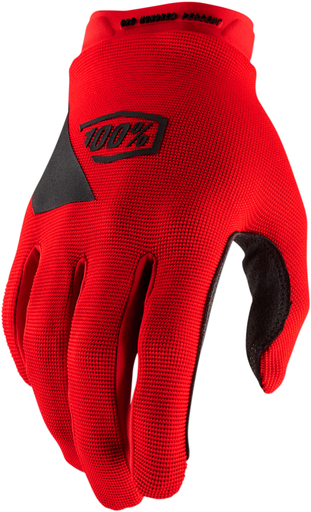 100% Youth Ridecamp Gloves - Red - Large 10012-00006