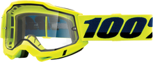 Cargar imagen en el visor de la galería, 100% Accuri 2 Enduro Goggles - Fluo Yellow - Clear 50015-00003