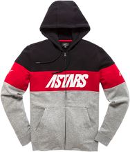 Laden Sie das Bild in den Galerie-Viewer, ALPINESTARS Grupo Zip Hoodie - Black/Heather Gray - Large 1210533001028L