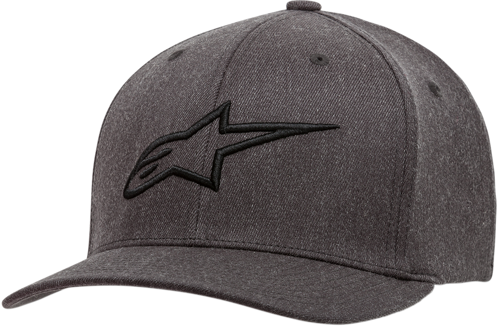 ALPINESTARS Ageless Hat- Curved Bill - Charcoal/ Black - Large/XL 1017810101910LX