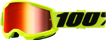 Charger l&#39;image dans la galerie, 100% Youth Strata 2 Goggles - Yellow - Red Mirror 50032-00003