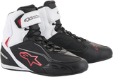 ALPINESTARS Faster-3 Shoes - Black/White/Red - US 8 2510219123-8