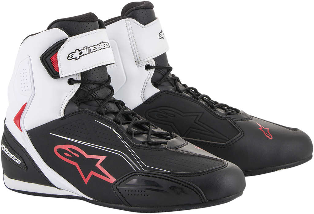 ALPINESTARS Faster-3 Shoes - Black/White/Red - US 8.5 2510219123-8.5