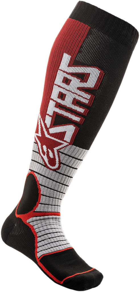 ALPINESTARS MX Pro Socks - Burgandy/Black - Large 4701520-301-L2X