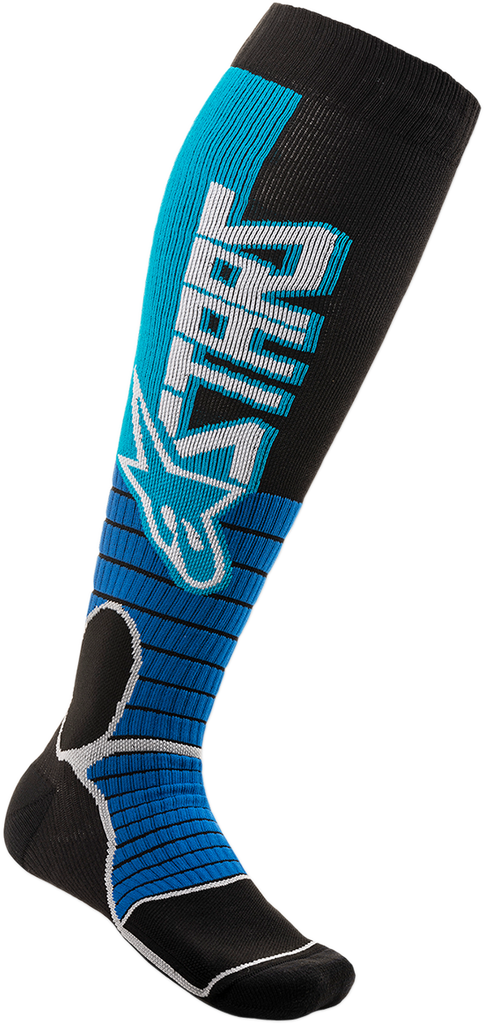 ALPINESTARS MX Pro Socks - Cyan/Black - Medium 4701520-731-SM