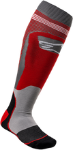 Laden Sie das Bild in den Galerie-Viewer, ALPINESTARS MX Plus 1 Socks - Red/Gray - Small/Medium 4701820-318-SM