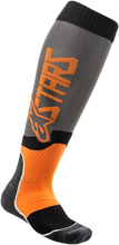 Cargar imagen en el visor de la galería, ALPINESTARS MX Plus 2 Socks - Gray/Orange - Small/Medium 4701920-9040-SM