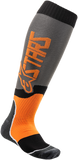 ALPINESTARS MX Plus 2 Socks - Gray/Orange - Small/Medium 4701920-9040-SM