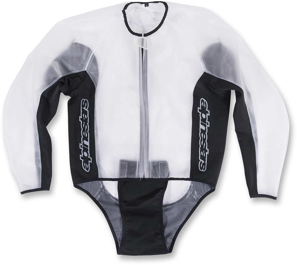 ALPINESTARS Racing Rain Jacket - Clear/Black - Small 3204917-01-S