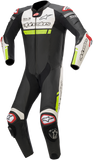 ALPINESTARS Missile Ignition 1-Piece Leather Suit - Black/White/Yellow - US 48 / EU 58 3150120-125-58