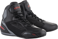 Charger l&#39;image dans la galerie, ALPINESTARS Faster-3 Drystar? Shoes - Black/Gray/Red - US 8 2540719131-8