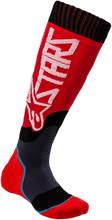 Cargar imagen en el visor de la galería, ALPINESTARS MX Plus 2 Youth Socks - Red/White - Medium/Large 4741920-32