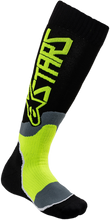 Cargar imagen en el visor de la galería, ALPINESTARS MX Plus 2 Youth Socks - Black/Yellow - Medium/Large 4741920-155