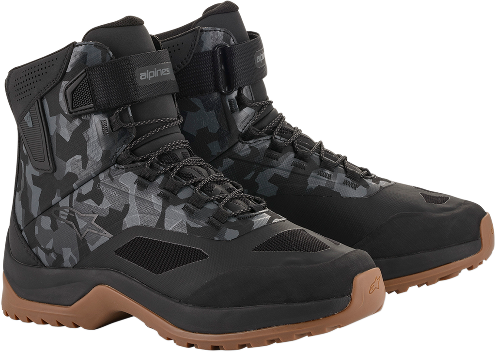 ALPINESTARS CR-6 Drystar? Shoes - Black/Gray/Gunmetal - US 8 261102090848