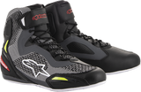 ALPINESTARS Faster-3 Rideknit Shoes - Black/Gray/Red/Yellow - US 7.5 251031913157.5