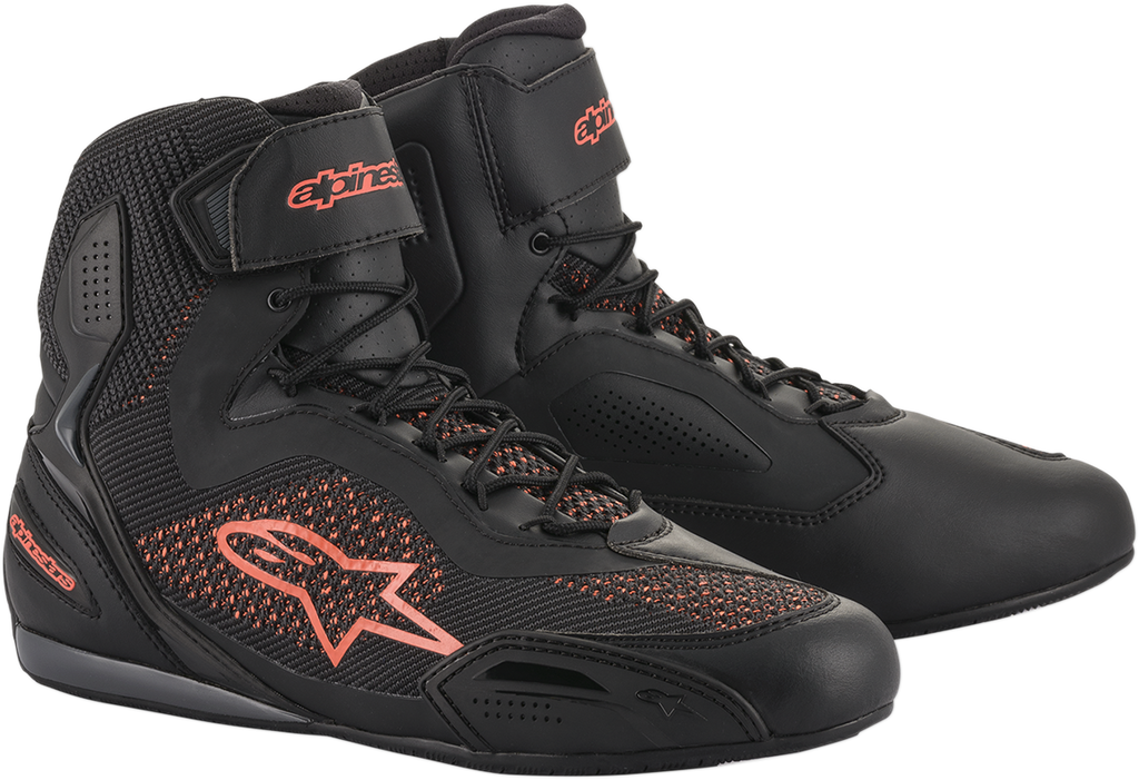 ALPINESTARS Faster-3 Rideknit Shoes - Black/Red - US 7 251031910307