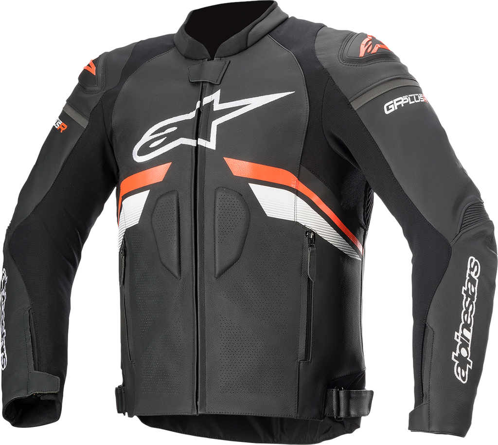 ALPINESTARS GP Plus R v3 Leather Jacket - Black/Red/White - US 38 / EU 48 3100620-1321-48