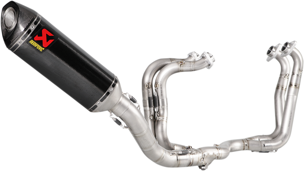 AKRAPOVIC Evolution Exhaust - Titanium/Carbon Fiber S-A10E8-RC