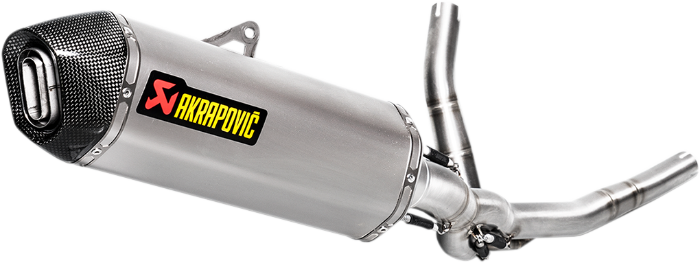 AKRAPOVIC Race Exhaust - Stainless Steel/Titanium S-S6R9-WT