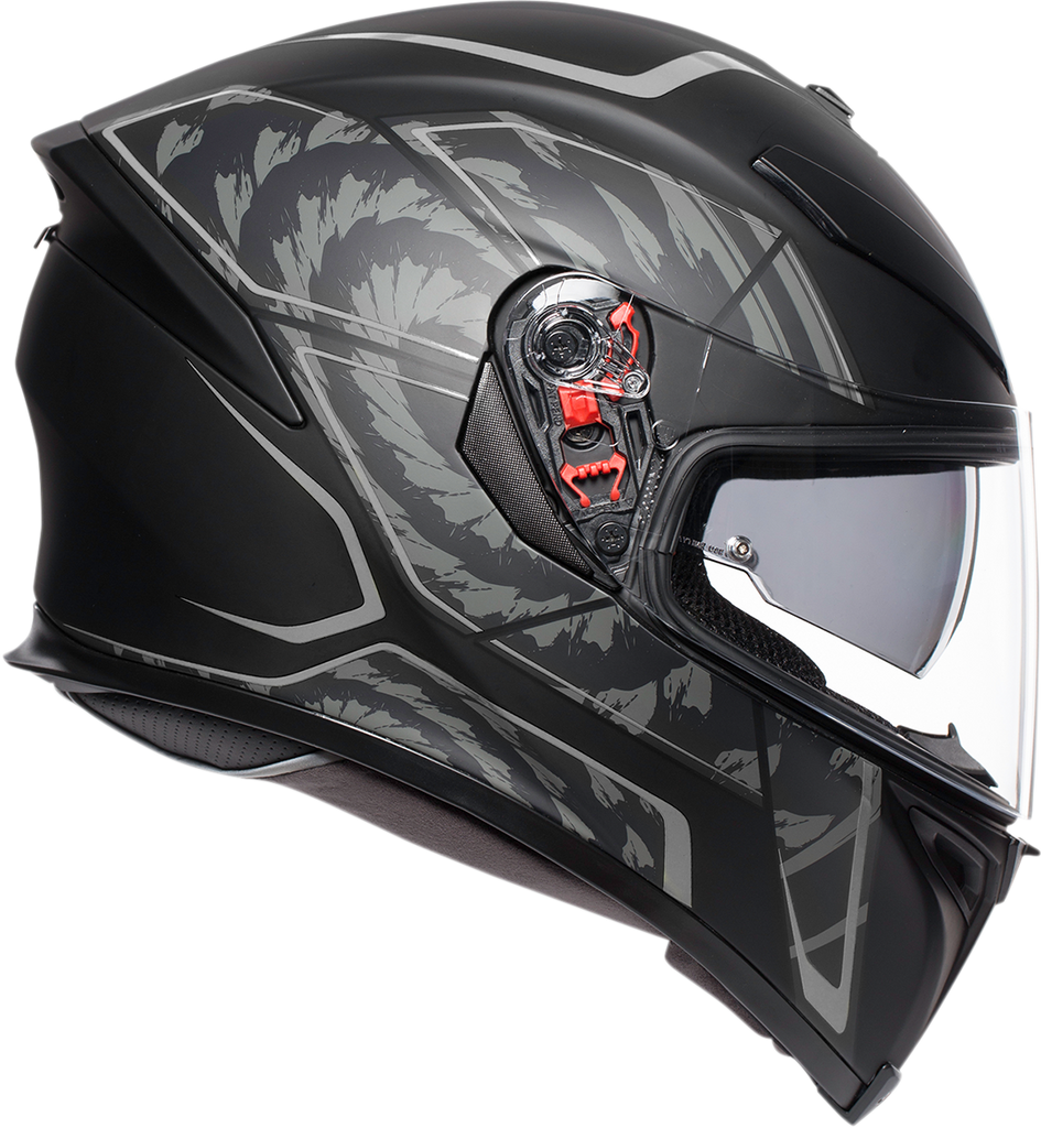 AGV K5 S Helmet - Tornado - Black/Silver - Large 210041O2MY00509