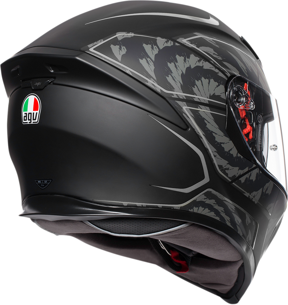 AGV K5 S Helmet - Tornado - Black/Silver - Large 210041O2MY00509