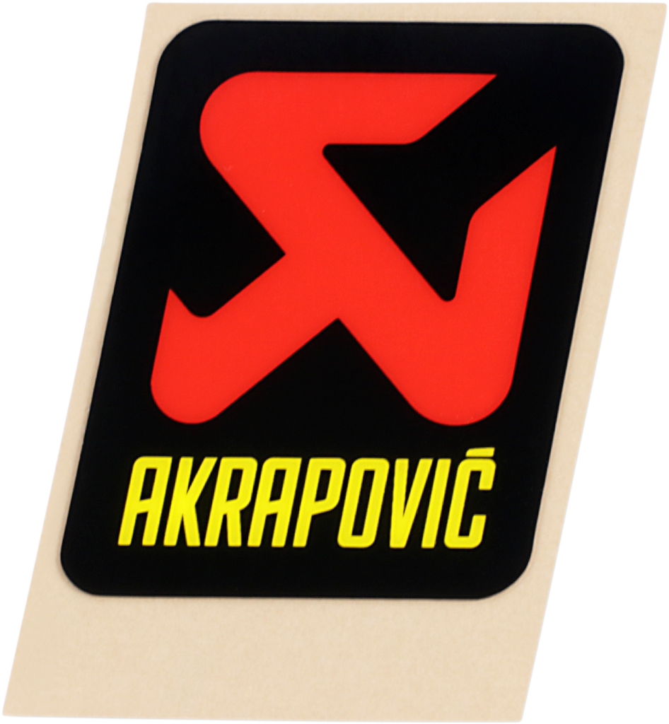 AKRAPOVIC Replacement Sticker P-VST3PO