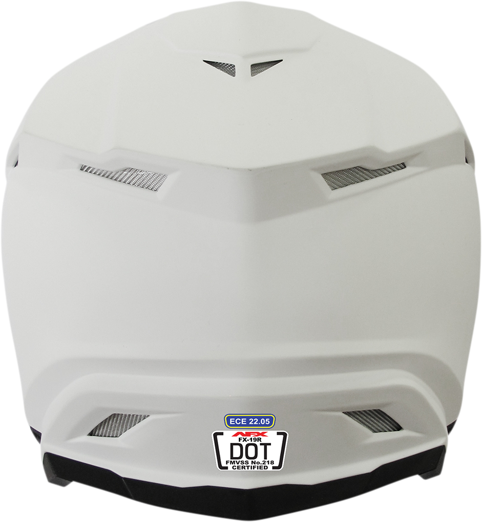 AFX FX-19R Helmet - Matte White - XS 0110-7057