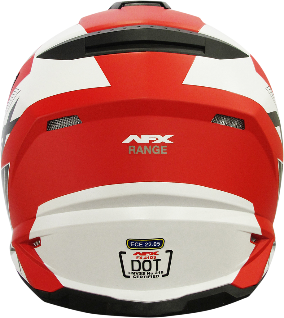 AFX FX-41 Helmet - Range - Matte Red - Large 0140-0068