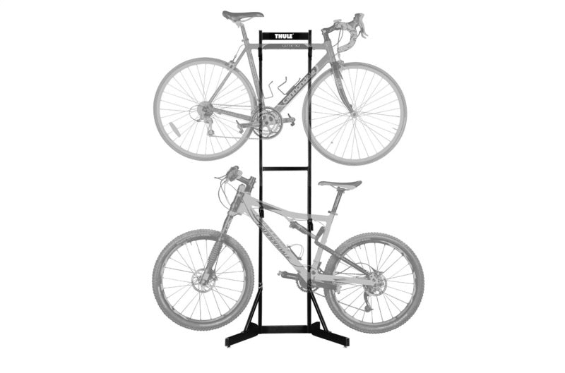 Thule Bike Stacker - Freestanding Bike Storage for Home/Apt/Garage - Black