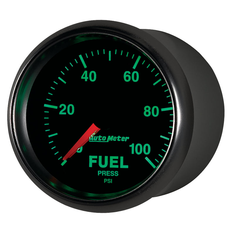 Autometer GS 0-100 PSI Full Sweep Electronic Fuel Pressure Gauge