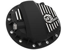 Laden Sie das Bild in den Galerie-Viewer, aFe Pro Series GMCH 9.5 Rear Diff Cover Black w/ Machined Fins 19-20 GM Silverado/Sierra 1500