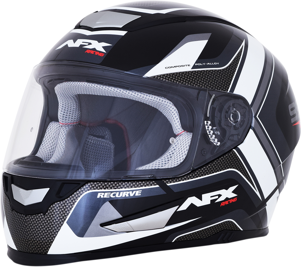 AFX FX-99 Helmet - Recurve - Black/White - Small 0101-11116