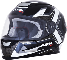 Laden Sie das Bild in den Galerie-Viewer, AFX FX-99 Helmet - Recurve - Black/White - Small 0101-11116