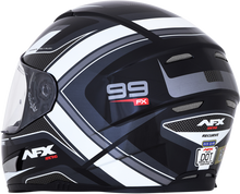 Laden Sie das Bild in den Galerie-Viewer, AFX FX-99 Helmet - Recurve - Black/White - Medium 0101-11117