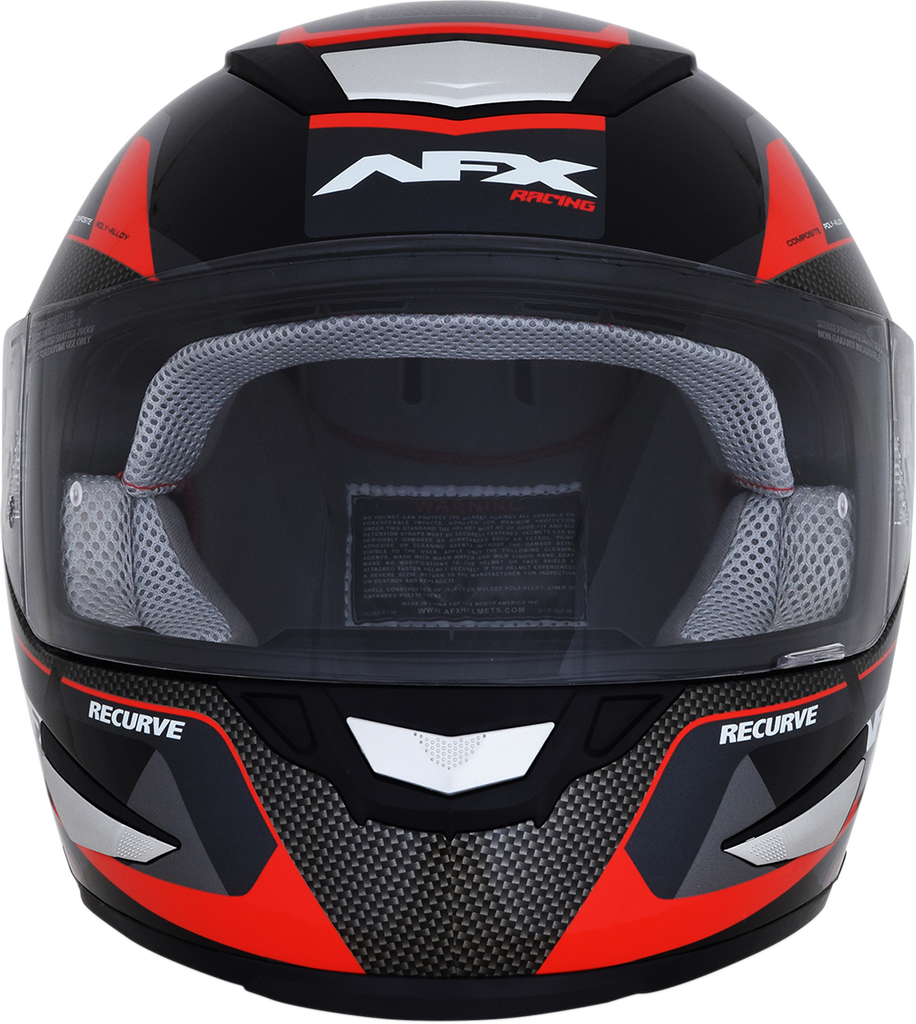 AFX FX-99 Helmet - Recurve - Black/Red - Small 0101-11111