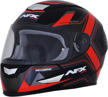 Laden Sie das Bild in den Galerie-Viewer, AFX FX-99 Helmet - Recurve - Black/Red - Small 0101-11111