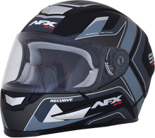 Laden Sie das Bild in den Galerie-Viewer, AFX FX-99 Helmet - Recurve - Matte Black/Gray - Medium 0101-11137