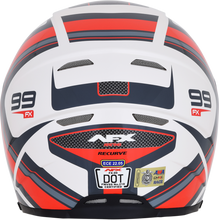 Laden Sie das Bild in den Galerie-Viewer, AFX FX-99 Helmet - Recurve - Pearl White/Red - Large 0101-11128