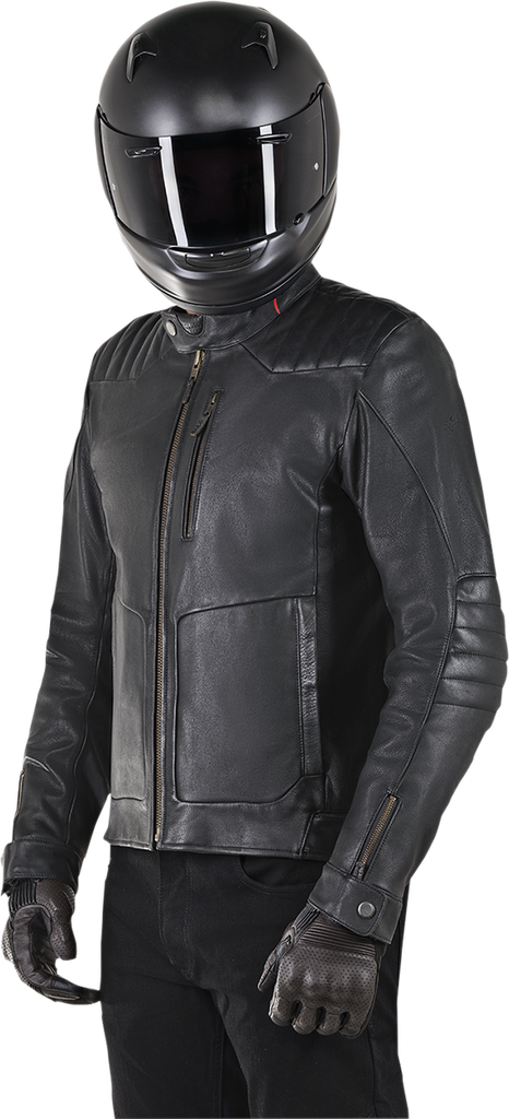 ALPINESTARS Crazy Eight Leather Jacket - Black - 2XL 3107819-10-XXL