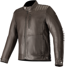 Charger l&#39;image dans la galerie, ALPINESTARS Crazy Eight Leather Jacket - Brown - 2XL 3107819-810-XXL