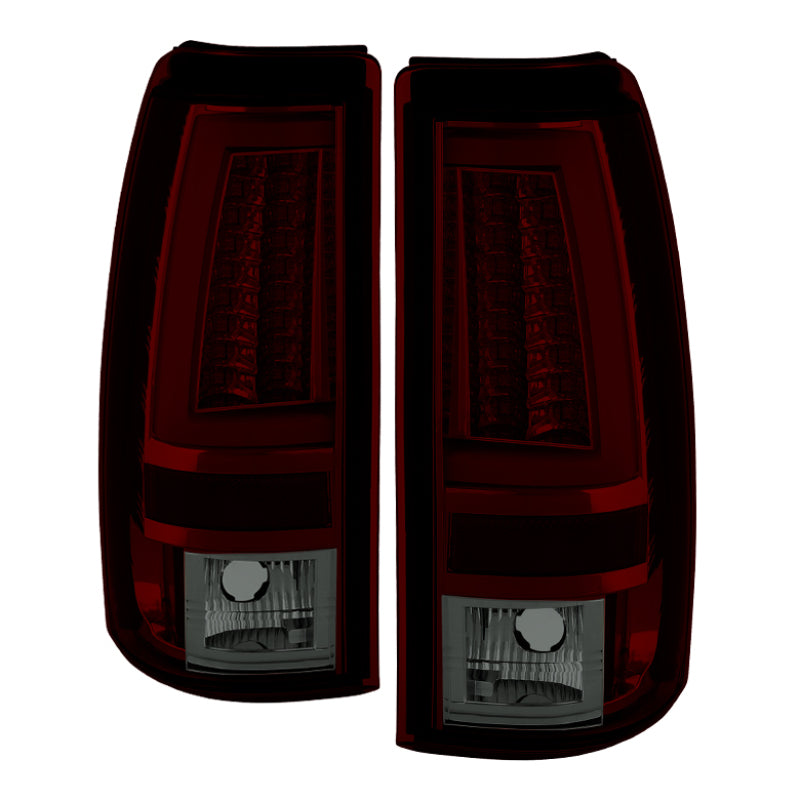 Spyder Chevy Silverado 1500/2500 99-02 Version 2 LED Tail Lights - Red Smoke ALT-YD-CS99V2-LED-RS