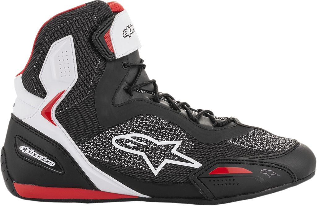 ALPINESTARS Faster-3 Rideknit Shoes - Black/White/Red - US 7 2510319123-7