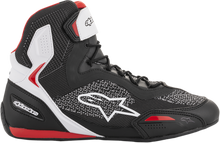 Load image into Gallery viewer, ALPINESTARS Faster-3 Rideknit Shoes - Black/White/Red - US 7.5 2510319123-7.5