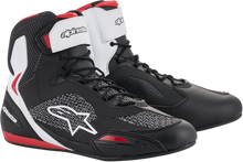 Load image into Gallery viewer, ALPINESTARS Faster-3 Rideknit Shoes - Black/White/Red - US 7.5 2510319123-7.5