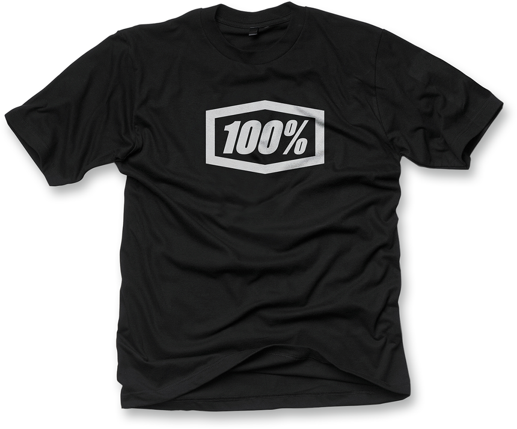 100% 100% Icon T-Shirt - Black - XL 20000-00023