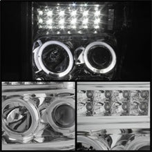 Load image into Gallery viewer, Xtune Ford F250/350/450 Super Duty 08-10 Projector Headlights LED Halo Chrome PRO-JH-FS08-LED-C