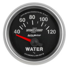 Laden Sie das Bild in den Galerie-Viewer, Autometer Sport-Comp II Gauge Water Temp 2 1/16in 40-120c Electric Sport-Comp II