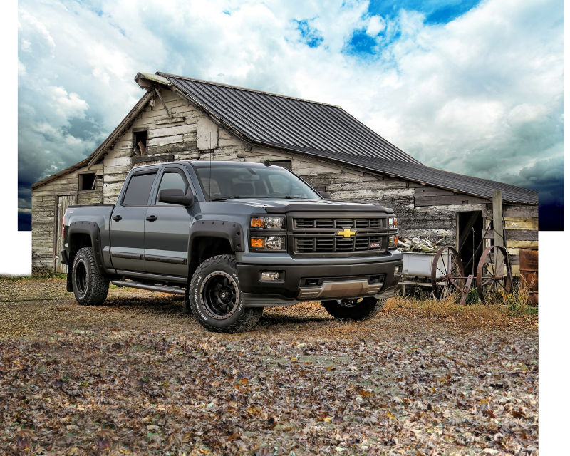 EGR 14-18 Chevrolet Silverado 5ft Bed Redi-Fit Fender Flares - Set