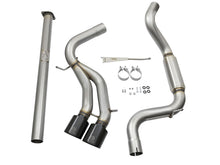 Laden Sie das Bild in den Galerie-Viewer, aFe Takeda 3in SS Exhaust Cat-Back 13-16 Ford Focus ST 2.0L Black Tips