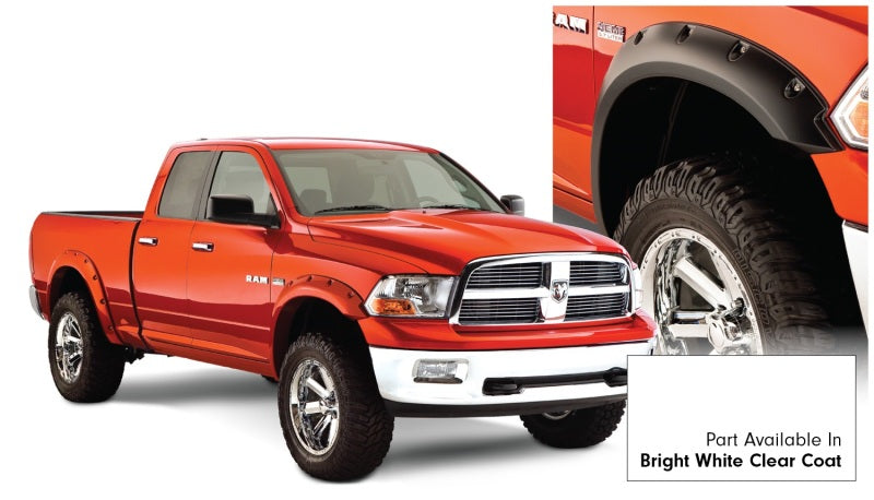 Bushwacker 16-18 Ram 1500 Fleetside Pocket Style Flares 4pc 67.4/76.3/96.3in Bed - Bright White CC